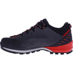 Hanwag / Modell: Makra Pro Low GTX / Ashalt/Red / Leder / GORE-TEX® / Herren Wanderschuhe