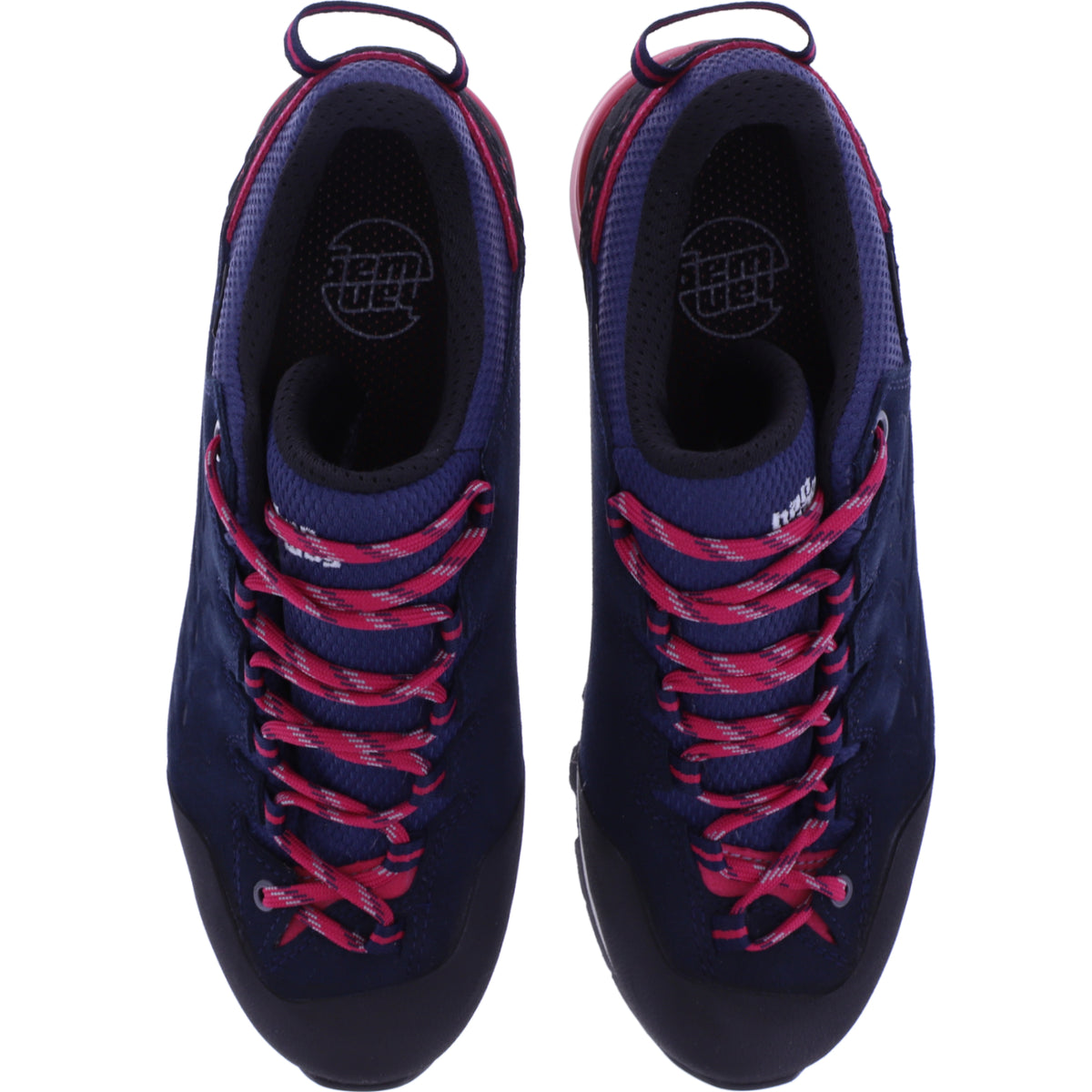 Hanwag / Modell: Banks Low Bunion Lady / Navy-Asphalt / Leder / Hallux-Valgus / Damen Wanderschuhe
