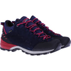 Hanwag / Modell: Makra Pro Low Lady GTX / Navy-Pink / Leder / GORE-TEX® / Damen Wanderschuhe