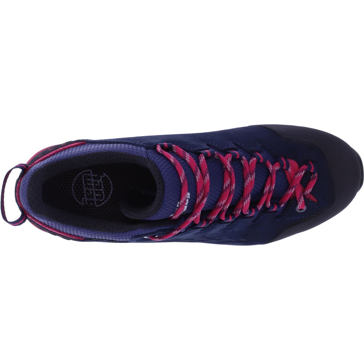 Hanwag / Modell: Makra Pro Low Lady GTX / Navy-Pink / Leder / GORE-TEX® / Damen Wanderschuhe