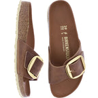 Birkenstock | Madrid Big Buckle | Cognac-Braun | Leder | Weite: Schmal | 1006525 | Damen Sandalen