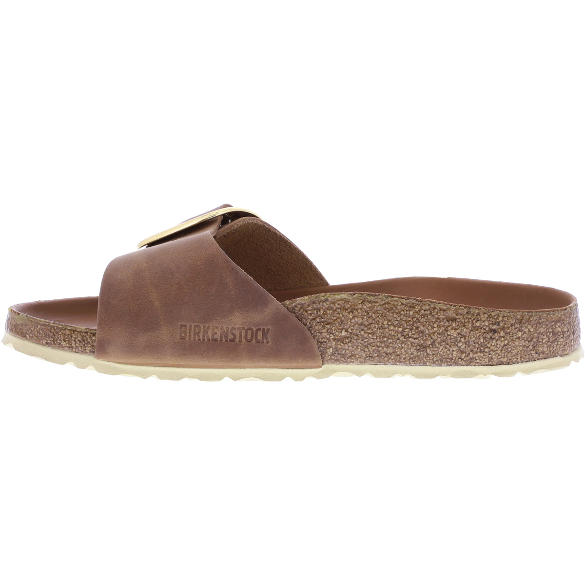 Birkenstock | Madrid Big Buckle | Cognac-Braun | Leder | Weite: Schmal | 1006525 | Damen Sandalen