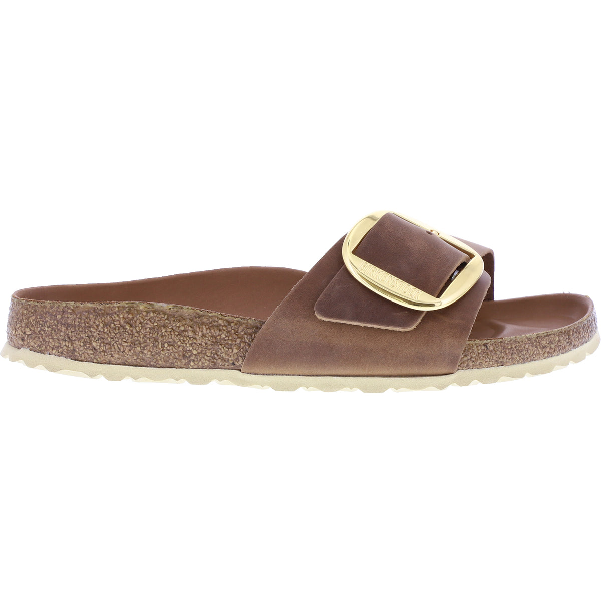 Birkenstock | Madrid Big Buckle | Cognac-Braun | Leder | Weite: Schmal | 1006525 | Damen Sandalen
