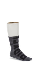 Birkenstock Herren Socken - Cotton Slub Logo - Schwarz-Grau
