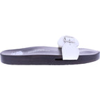 Berkemann / Original-Sandale / Weiß Glattleder / Sohle: Braun / Art: 10100-100 / Unisex
