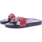 Berkemann / Original-Sandale / Rot Glattleder / Sohle: Braun / Art: 10100-200 / Unisex