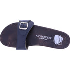 Berkemann / Original-Sandale / Dunkelblau Glattleder / Sohle: Braun / Art: 10100-300 / Unisex