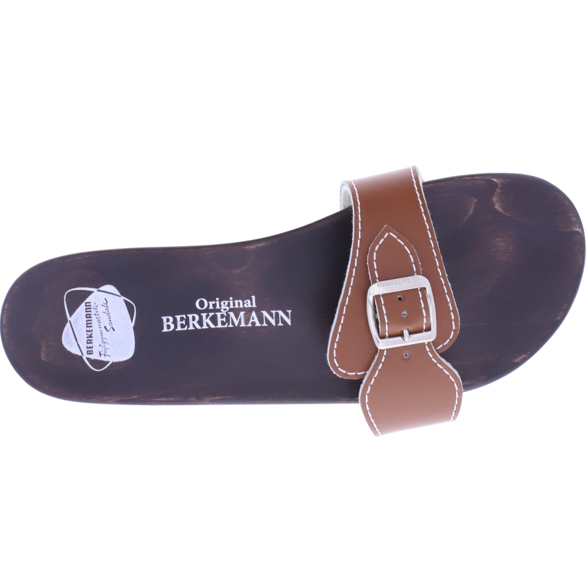 Berkemann / Original-Sandale / Braun Glattleder / Sohle: Braun / Art: 10100-400 / Unisex