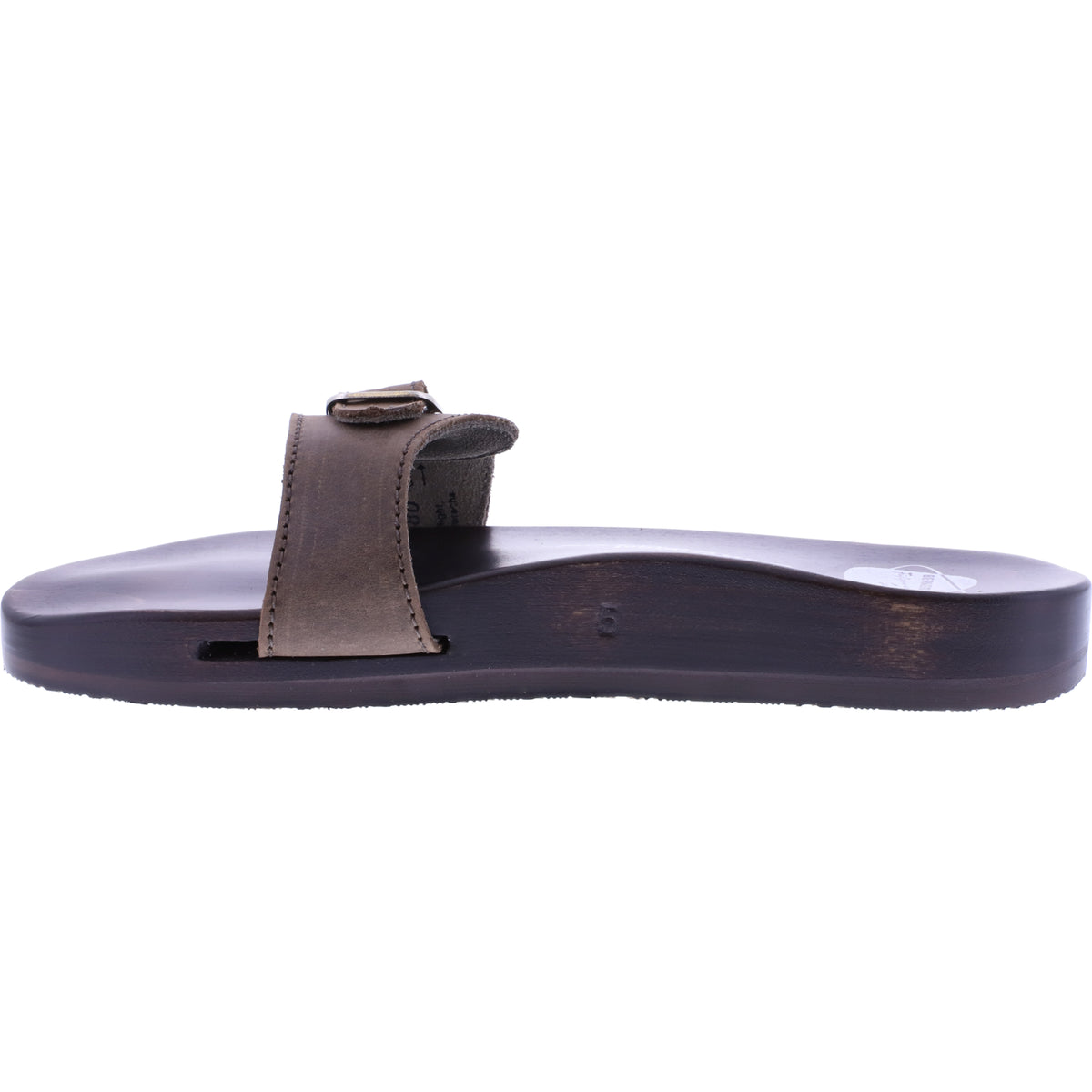 Berkemann / Original-Sandale / Dunkelbraun Fettleder / Sohle: Braun / Art: 10100-480 / Unisex
