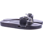 Berkemann / Original-Sandale / Schwarz Glattleder / Sohle: Braun / Art: 10100-900 / Unisex
