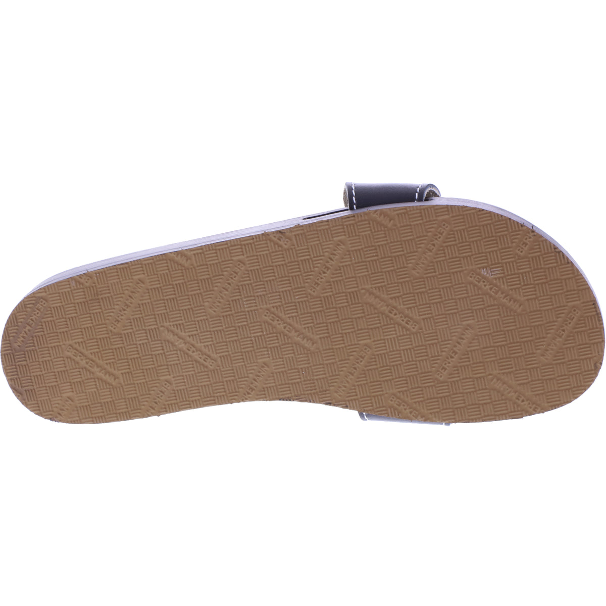 Berkemann / Original-Sandale / Schwarz Glattleder / Sohle: Braun / Art: 10100-900 / Unisex