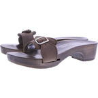 Berkemann / Hamburg-Sandale / Dunkelbraun Fettleder / Sohle: Braun / Art: 10102-480 / Unisex