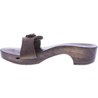 Berkemann / Hamburg-Sandale / Dunkelbraun Fettleder / Sohle: Braun / Art: 10102-480 / Unisex