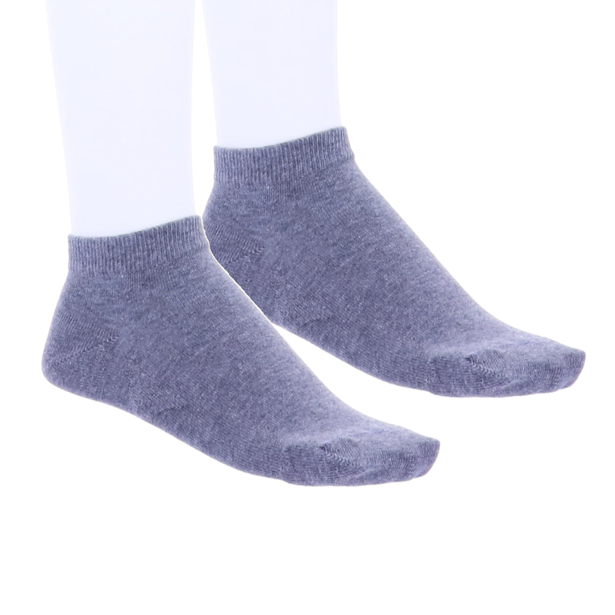 Birkenstock Damen Sneaker Socken - Cotton Sole Sneaker - 2er Pack - Grau Melange