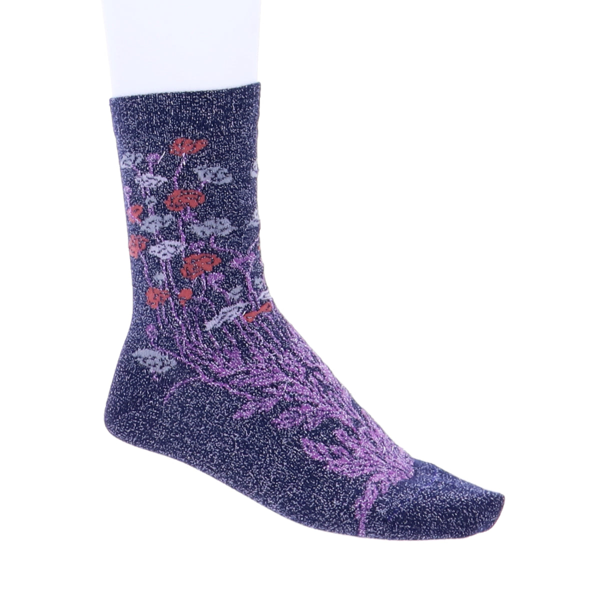 Birkenstock Damen Socken - Cotton Bling Flowers - Blue