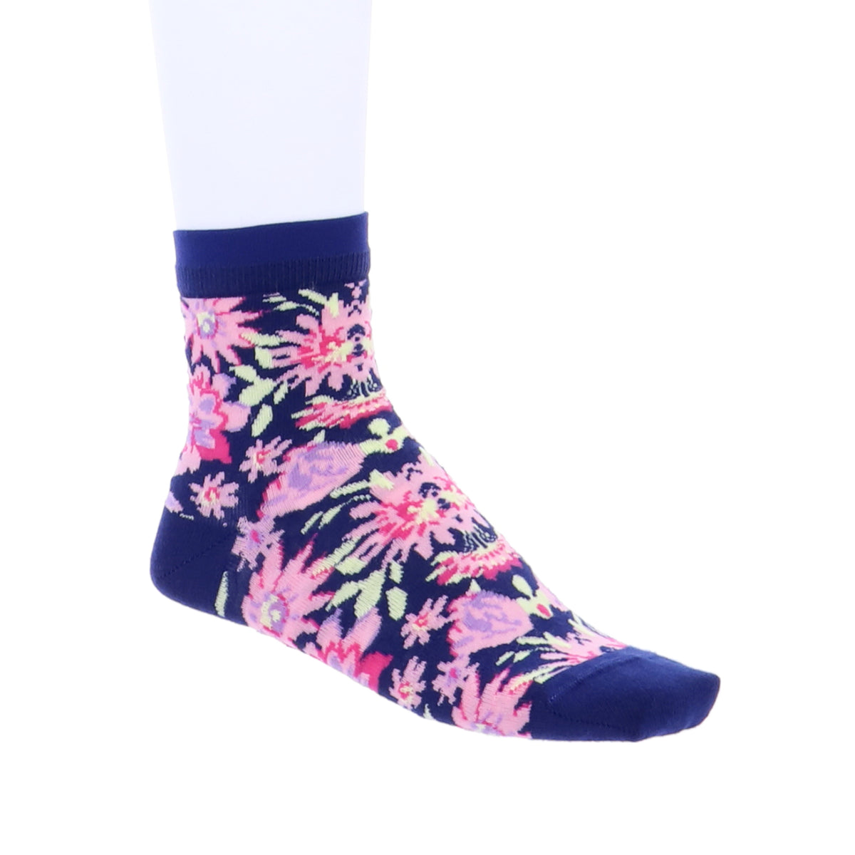 Birkenstock Damen Socken - Cotton Flowers - Blue Nights