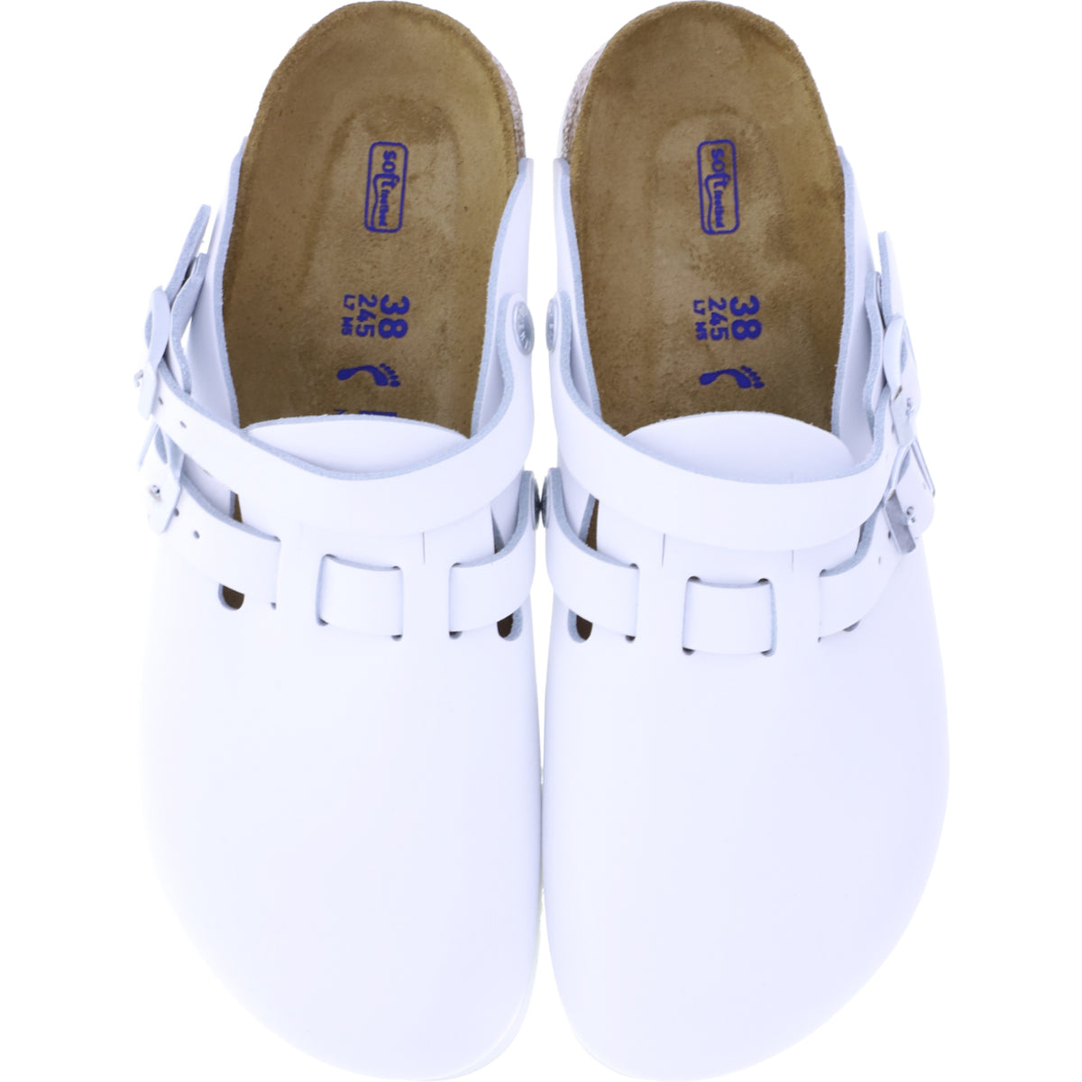 Birkenstock / Modell: Kay SL / Weiß Leder / Weite: Schmal / Art: 1018229 / mit Superlaufsohle