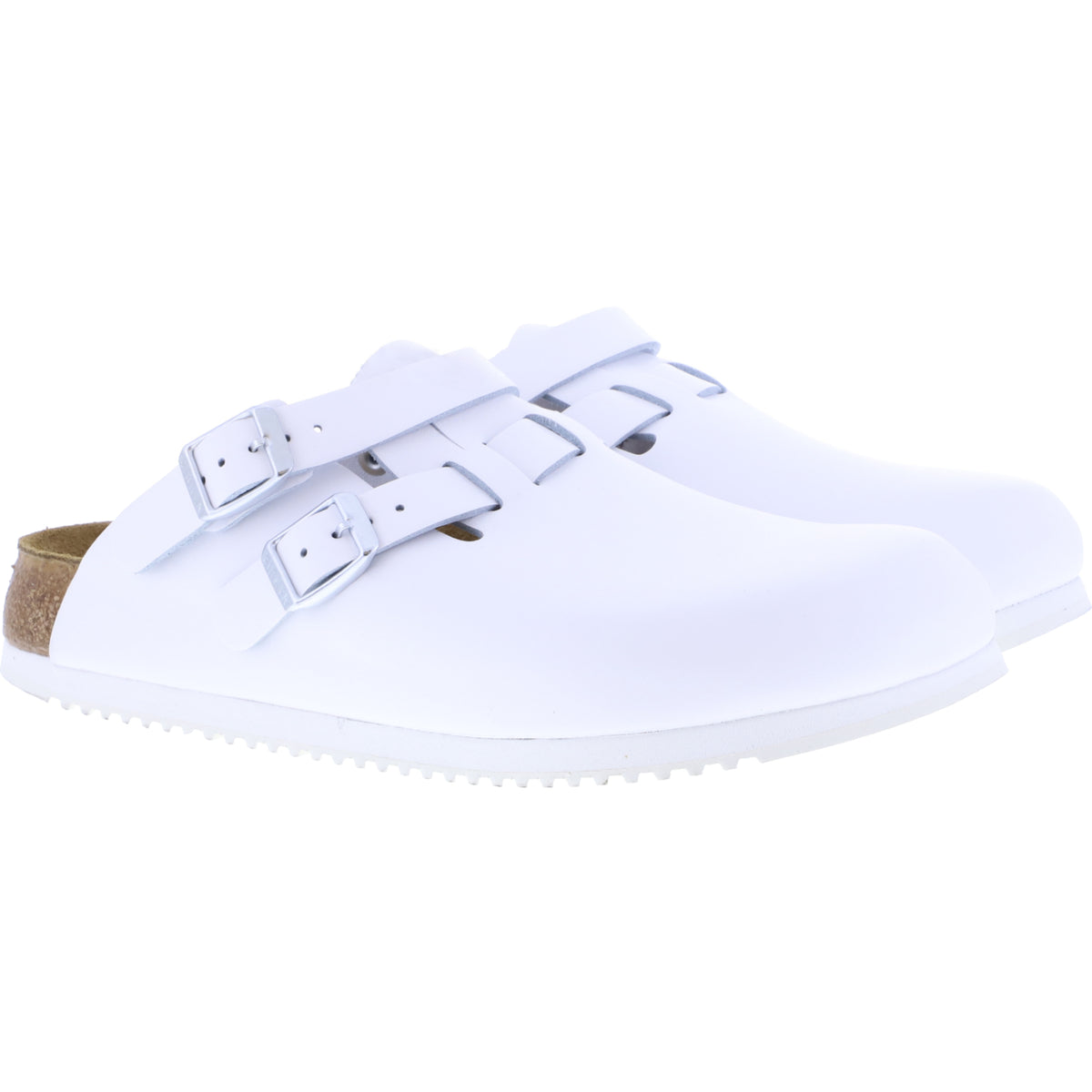 Birkenstock / Modell: Kay SL / Weiß Leder / Weite: Schmal / Art: 1018229 / mit Superlaufsohle
