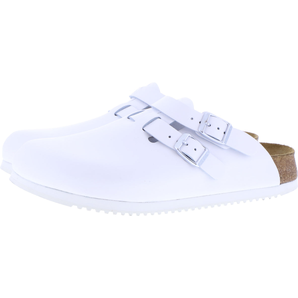 Birkenstock / Modell: Kay SL / Weiß Leder / Weite: Schmal / Art: 1018229 / mit Superlaufsohle