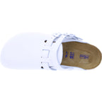 Birkenstock / Modell: Kay SL / Weiß Leder / Weite: Schmal / Art: 1018229 / mit Superlaufsohle