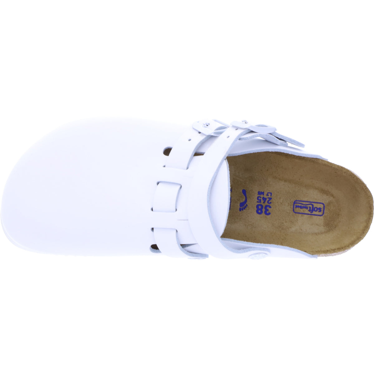 Birkenstock / Modell: Kay SL / Weiß Leder / Weite: Schmal / Art: 1018229 / mit Superlaufsohle