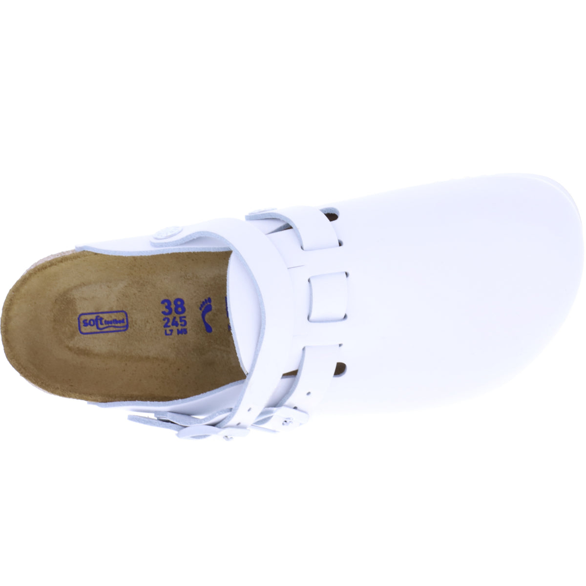 Birkenstock / Modell: Kay SL / Weiß Leder / Weite: Schmal / Art: 1018229 / mit Superlaufsohle