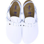 Birkenstock / Modell: Kay SL / Weiß Leder / Weite: Schmal / Art: 1018229 / mit Superlaufsohle