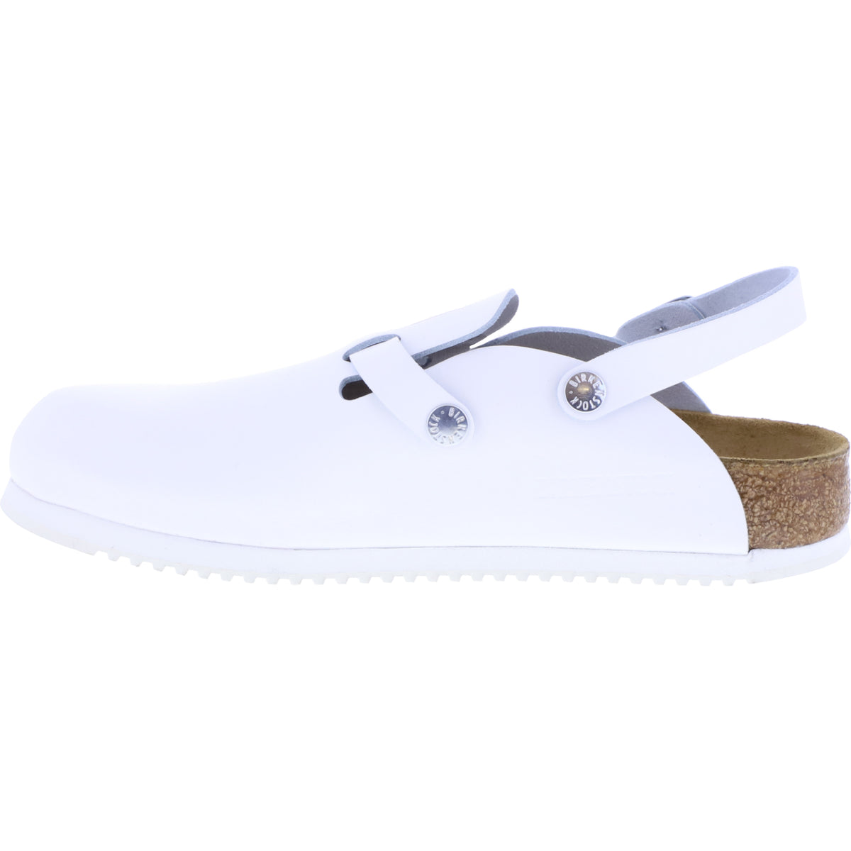 Birkenstock / Modell: Kay SL / Weiß Leder / Weite: Schmal / Art: 1018229 / mit Superlaufsohle