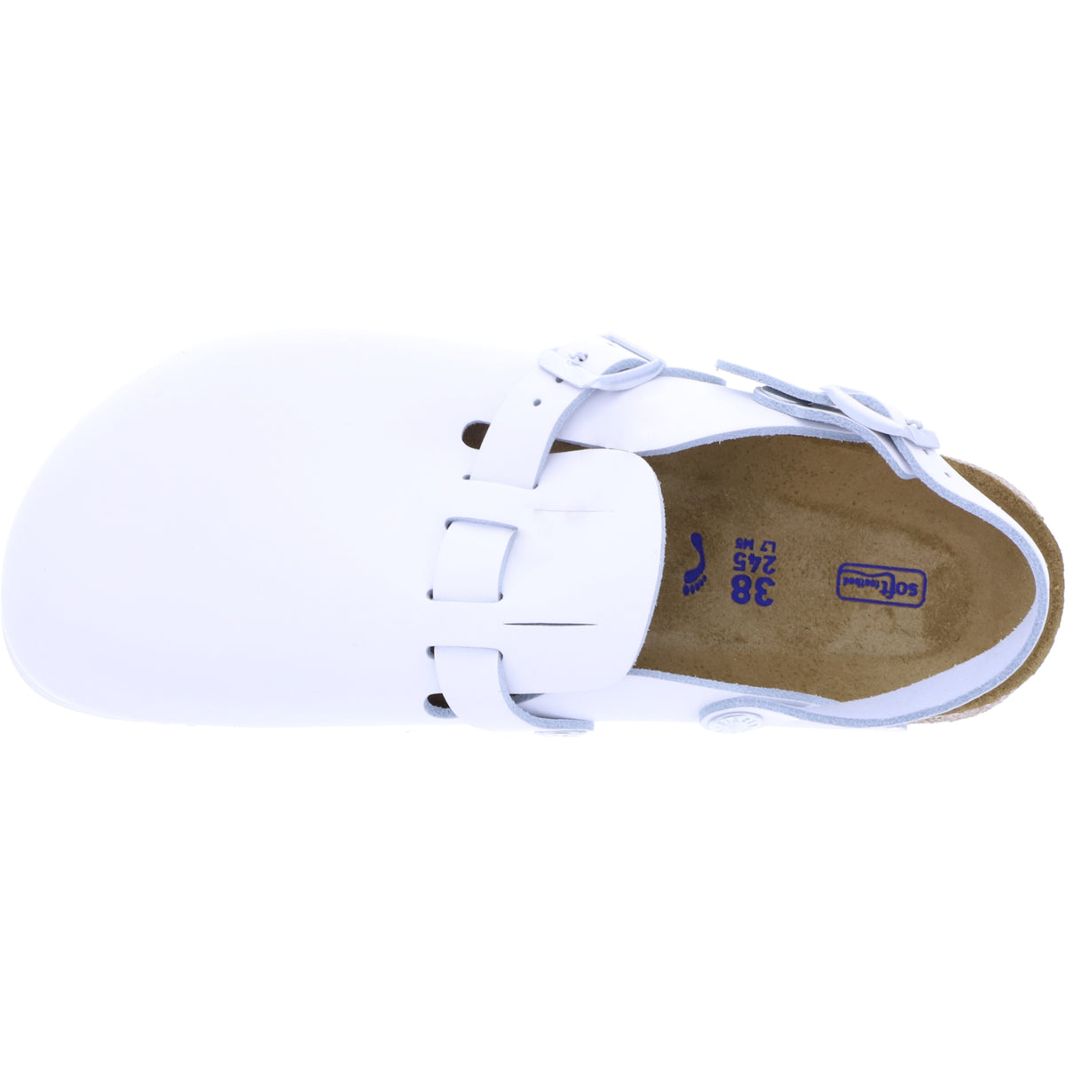 Birkenstock / Modell: Kay SL / Weiß Leder / Weite: Schmal / Art: 1018229 / mit Superlaufsohle