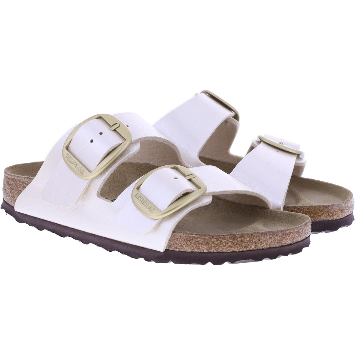 Birkenstock | Arizona Big Buckle | Graceful Pearl White | Birko-Flor | Weite: Schmal | 1020021