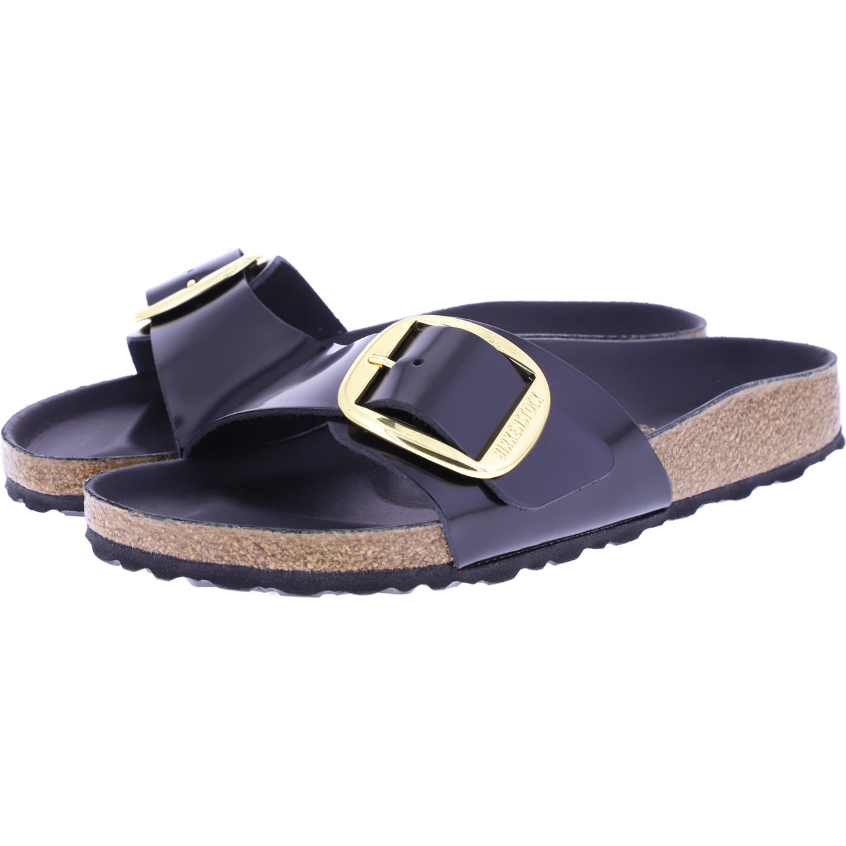 Birkenstock | Madrid Big Buckle | High Shine Black | Leder | Weite: Schmal | 1022650 | Damen