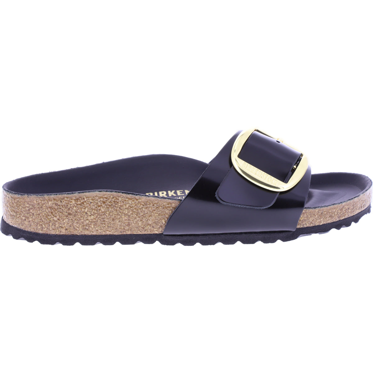 Birkenstock | Madrid Big Buckle | High Shine Black | Leder | Weite: Schmal | 1022650 | Damen