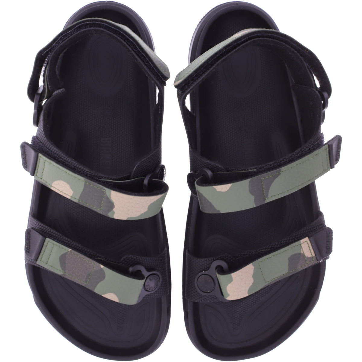 Birkenstock Crosstown / Modell: Kalahari / Schwarz-Camouflage / Weite: Normal / Art: 1022665 / Damen