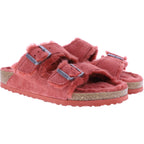 Birkenstock / Modell: Arizona mit Lammfell / Sienna Red Leder / Weite: Normal / 1025665 / Unisex