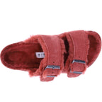 Birkenstock / Modell: Arizona mit Lammfell / Sienna Red Leder / Weite: Normal / 1025665 / Unisex