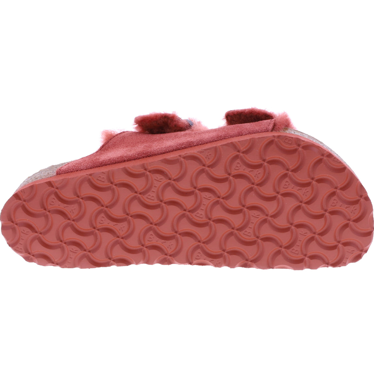 Birkenstock / Modell: Arizona mit Lammfell / Sienna Red Leder / Weite: Normal / 1025665 / Unisex