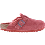 Birkenstock / Modell: Boston mit Lammfell / Sienna Red Leder / Weite: Normal / 1025685 / Clogs