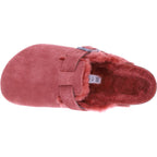Birkenstock / Modell: Boston mit Lammfell / Sienna Red Leder / Weite: Normal / 1025685 / Clogs