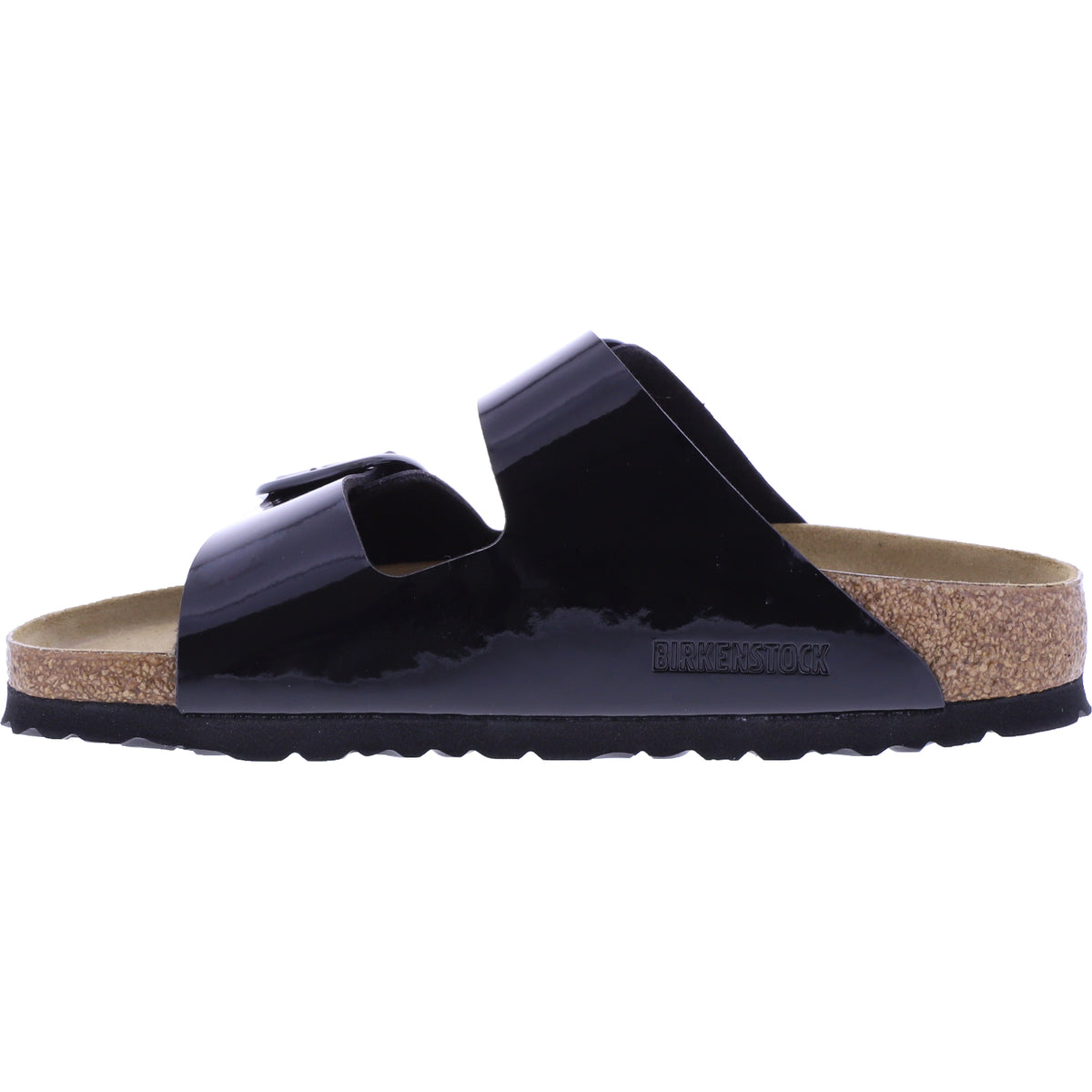 Birkenstock / Modell: Arizona Big Buckle / Schwarz Lack / Weite: Schmal / 1026115 / Damen