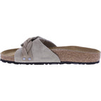 Birkenstock | Oita Braided | Taupe Velours | Leder | Weite: Schmal | 1026730 | Damen Pantoletten