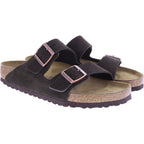 Birkenstock | Arizona | Mocca-Braun | Veloursleder | Weite: Normal | 1027077 | Herren Pantoletten