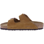 Birkenstock | Arizona | Mink-Cognac | Veloursleder | Weite: Normal | 1027082 | Herren Pantoletten