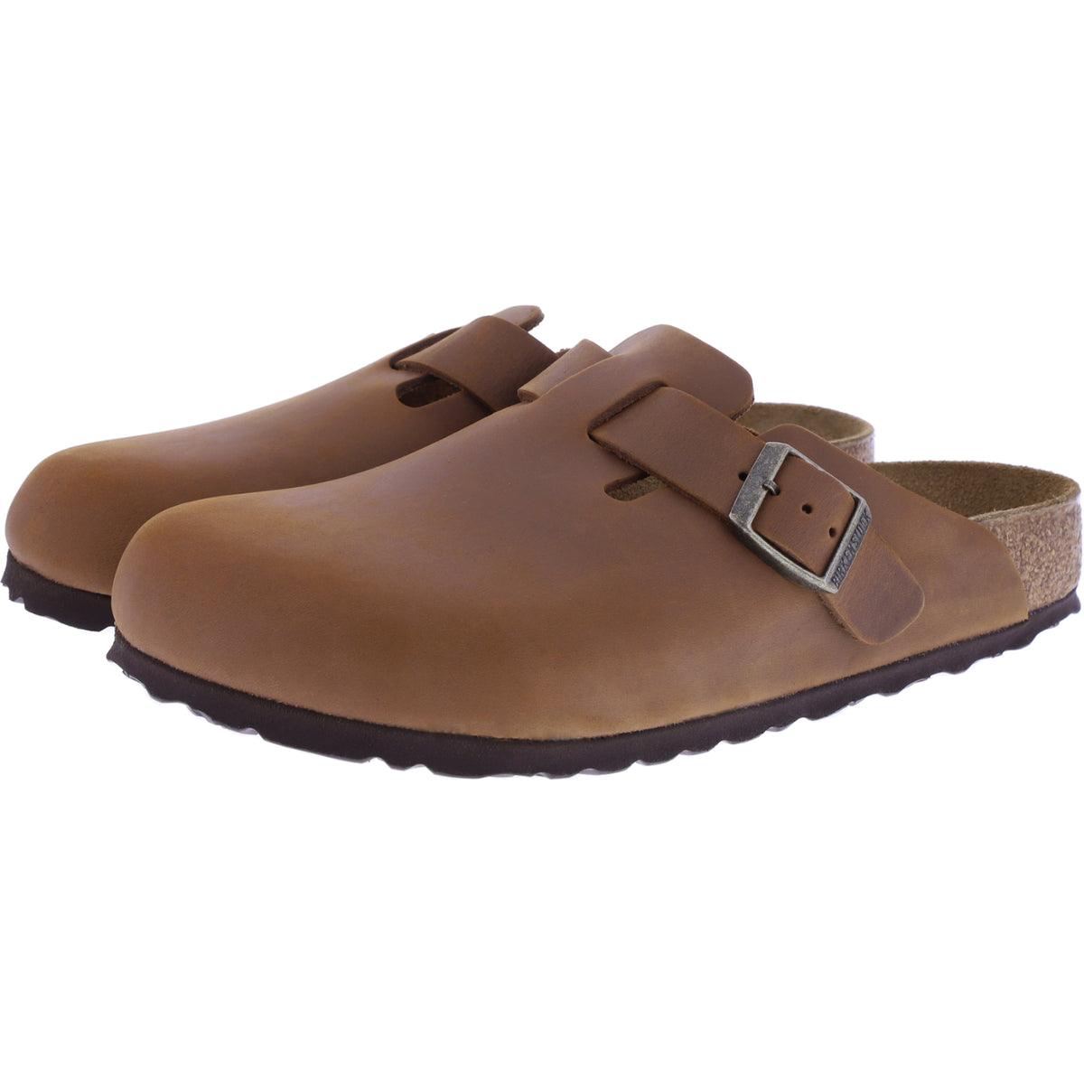 Birkenstock | Boston | Cognac-Braun Fettleder | Weite: Normal | 1028179 | Unisex Clogs