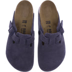 Birkenstock | Boston | Velvet Gray-Anthrazit Veloursleder | Weite: Normal | 1028602 | Unisex Clogs