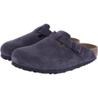 Birkenstock | Boston | Velvet Gray-Anthrazit Veloursleder | Weite: Normal | 1028602 | Unisex Clogs