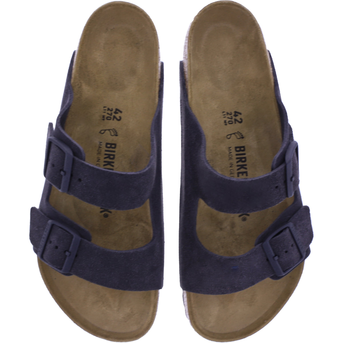Birkenstock | Arizona | Velvet Grey-Anthrazit | Veloursleder | Weite: Normal | 1028603 | Herren