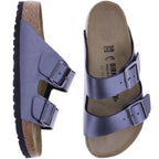 Birkenstock | Arizona | Schwarz Metallic | Birko-Flor | Weite: Normal | 1029233 | Damen Pantoletten