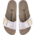 Birkenstock | Catalina Cushion Buckle | Graceful Pearl White | Birko-Flor | Weite: Schmal | 1029393