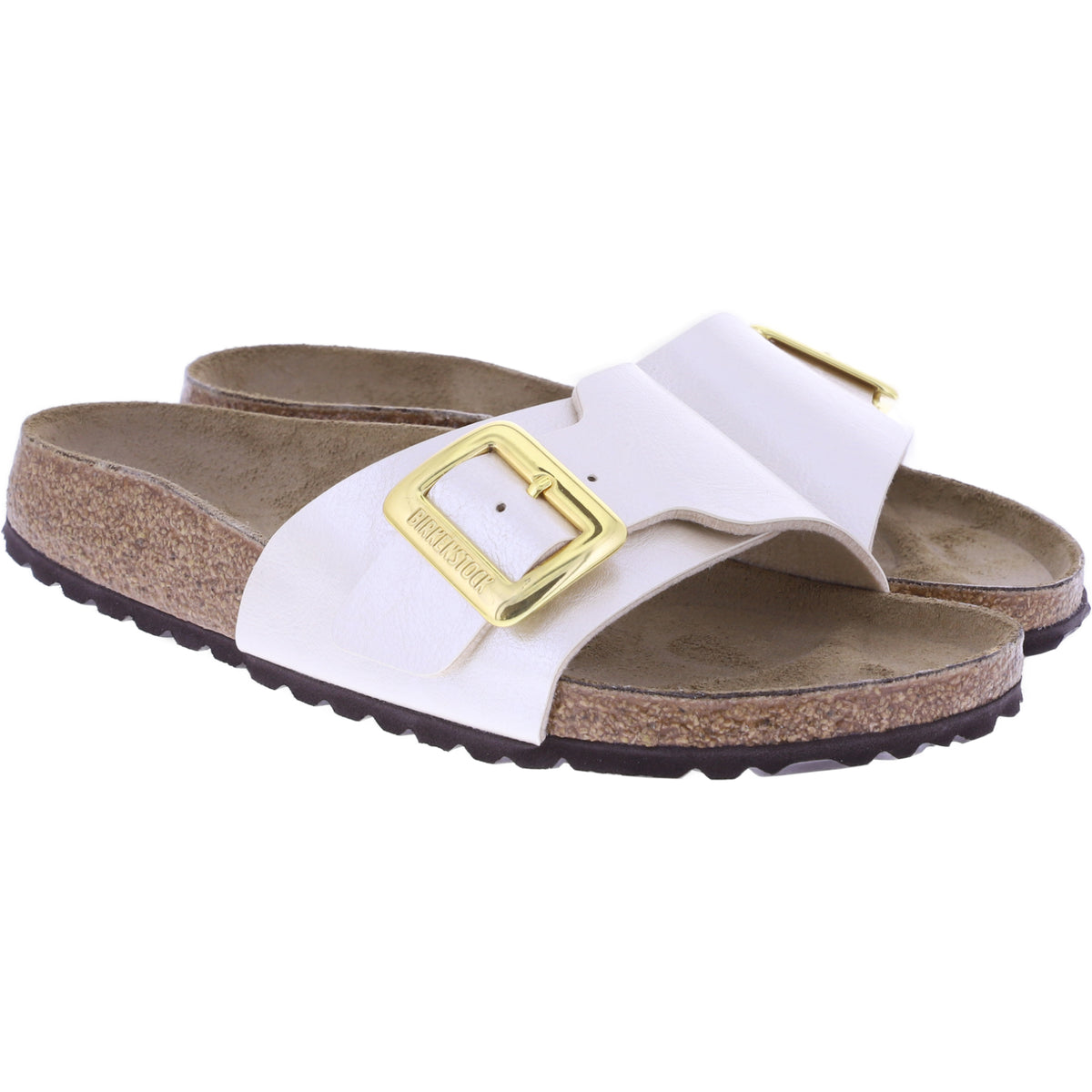 Birkenstock | Catalina Cushion Buckle | Graceful Pearl White | Birko-Flor | Weite: Schmal | 1029393