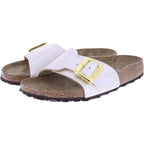 Birkenstock | Catalina Cushion Buckle | Graceful Pearl White | Birko-Flor | Weite: Schmal | 1029393